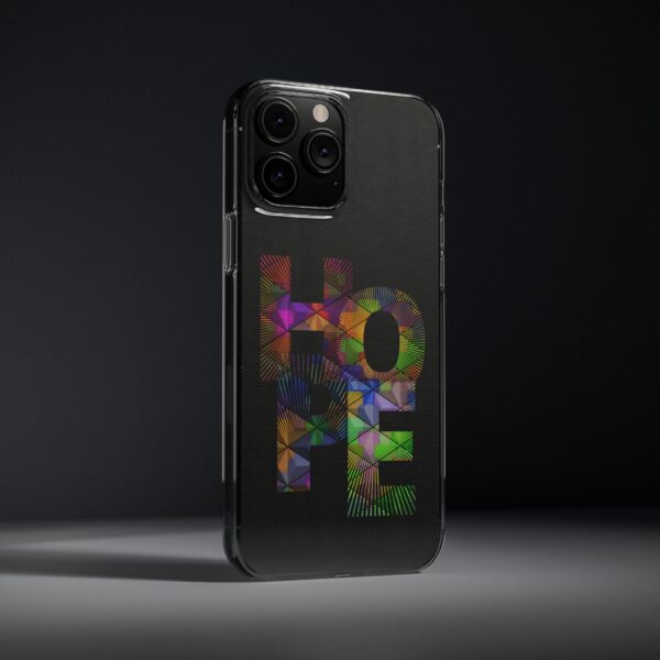 Rainbow Designs "HOPE" On Soft Phone Cases For iPhone - Image 16