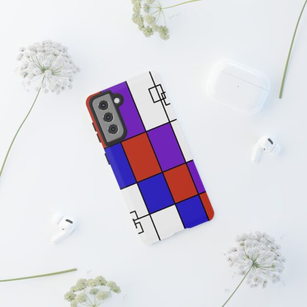 Rainbow Designs Mondrian Art On Tough Cases Custom Phone Cases For iPhone Google Pixel and Samsung Series - Image 56