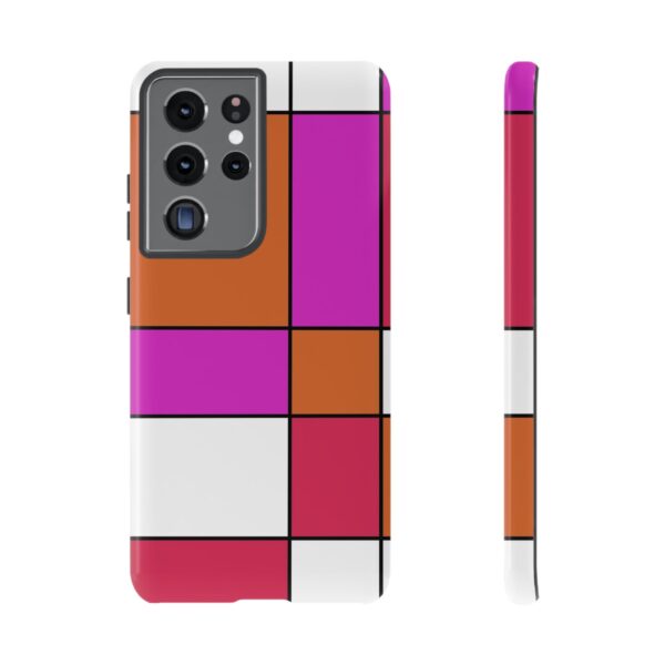 Rainbow Designs Mondrian Art On Tough Cases Custom Phone Cases For iPhone Google Pixel and Samsung Series - Image 63