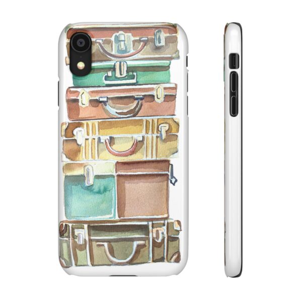 Suitcases stack Snap Cases Custom Phone Cases For Samsung Google Pixel and iPhone Lines - Image 21