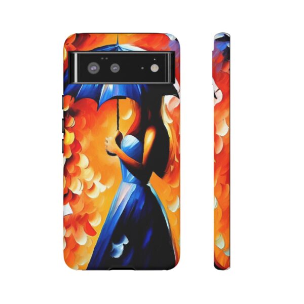 Rainbow Designs Woman With Umbrella On Tough Cases Custom Phone Case For iPhone and Samsung Series - Image 73