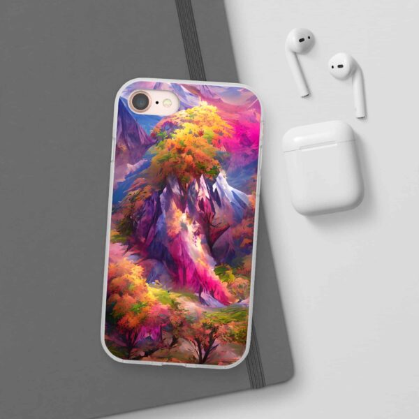 Rainbow Designs Colorful Nature  On Flexi Cases Custom Phone Cases For iPhone and Samsung Series - Image 3