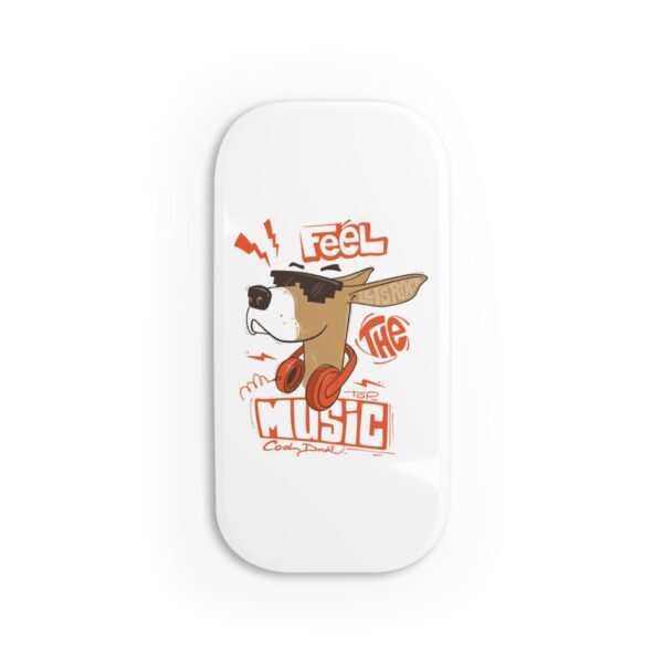 Rainbow Designs "Cute Dog" On Phone Click-On Grip