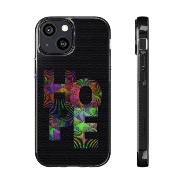 Rainbow Designs "HOPE" On Soft Phone Cases For iPhone - Image 5