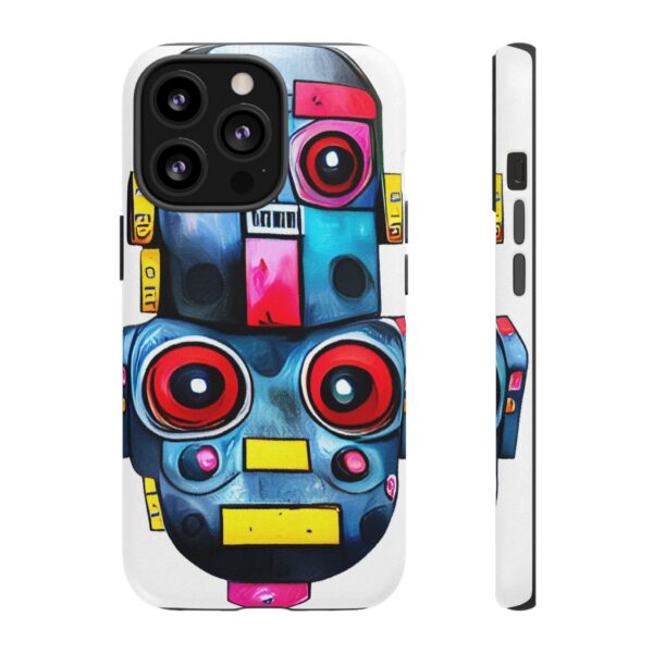 Rainbow Designs Robot On Tough Cases Custom Phone Cases For iPhone Google Pixel and Samsung Series - Image 49