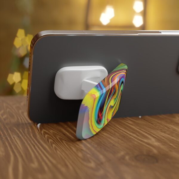 Rainbow Designs On Phone Click-On Grip For Custom Phone Case - Image 3