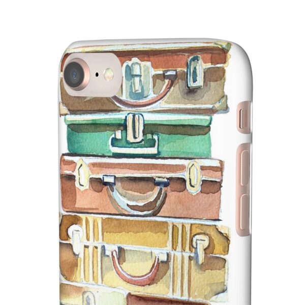 Suitcases stack Snap Cases Custom Phone Cases For Samsung Google Pixel and iPhone Lines - Image 4