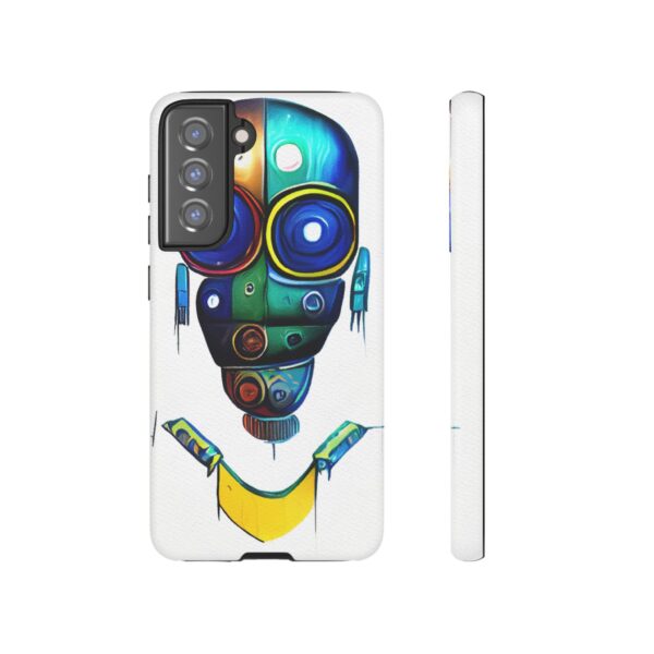 Rainbow Designs Robot On Tough Cases Custom Phone Cases For iPhone Google Pixel and Samsung Series - Image 57