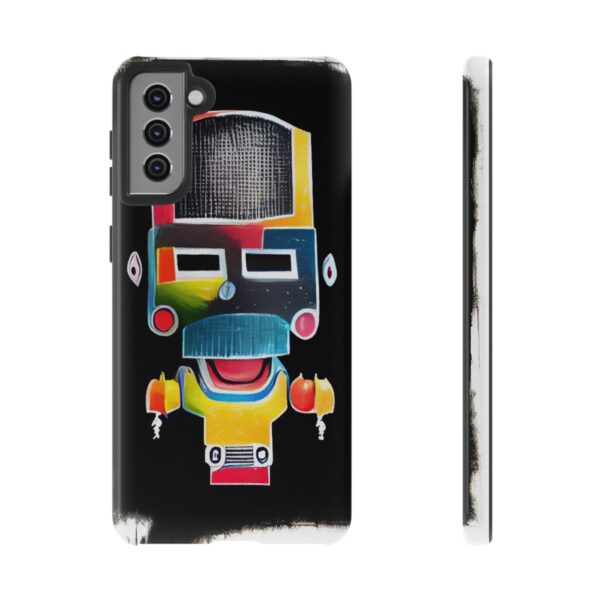 Rainbow Designs Robot On Tough Cases Custom Phone Cases For iPhone Google Pixel and Samsung Series - Image 59