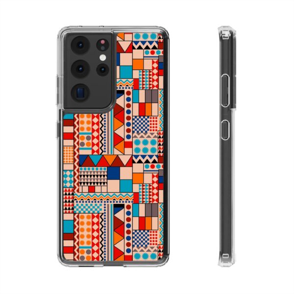 Patchwork Pattern Clear Cases For iPhone and Samsung - Image 19