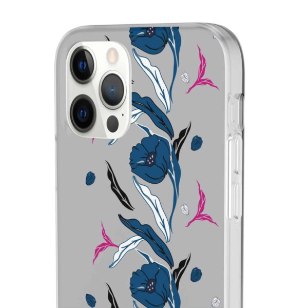 Rainbow Designs Blue Poppies On Flexi Cases Custom Phone Cases For iPhone and Samsung Series - Image 80