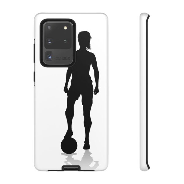 Silhouette Football Player Women Tough Cases Custom Phone Cases For iPhone Google Pixel and Samsung Series - Image 22