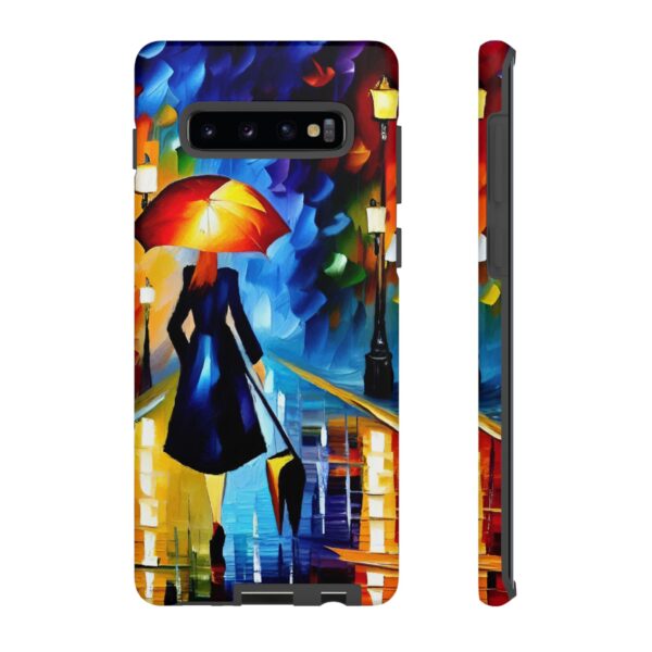 Rainbow Designs Woman With Umbrella On Tough Cases Custom Phone Case For iPhone and Samsung Series - Image 17