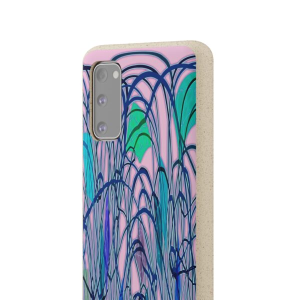 Curved Striped Pattern Biodegradable Cases For IPhone & Samsung  🌿 - Image 7