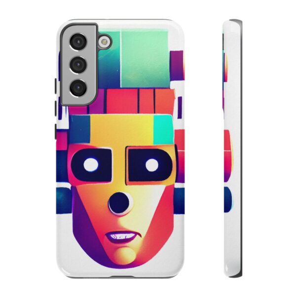 Rainbow Designs Robot On Tough Cases Custom Phone Cases For iPhone Google Pixel and Samsung Series - Image 87