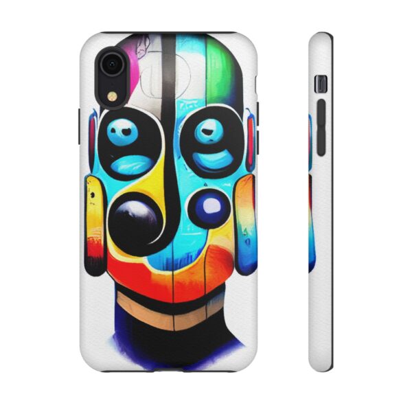 Rainbow Designs Robot On Tough Cases Custom Phone Cases For iPhone Google Pixel and Samsung Series - Image 8