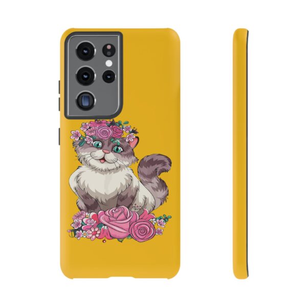 Rainbow Designs Cute Cat On Tough Cases Custom Phone Cases For iPhone Google Pixel and Samsung Series - Image 65