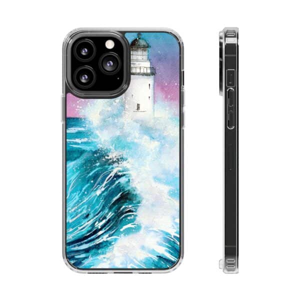 Crashing Waves Clear Case 🌊 for the enchanting iPhone 14! 📱✨ - Image 10