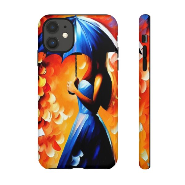 Rainbow Designs Woman With Umbrella On Tough Cases Custom Phone Case For iPhone and Samsung Series - Image 19