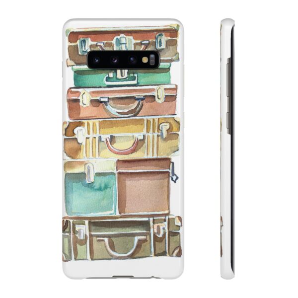 Suitcases stack Snap Cases Custom Phone Cases For Samsung Google Pixel and iPhone Lines - Image 37