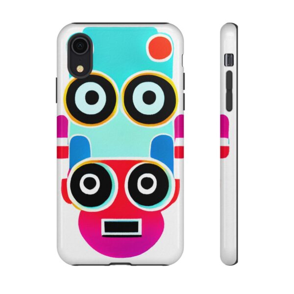 Rainbow Designs Robot On Tough Cases Custom Phone Cases For iPhone Google Pixel and Samsung Series - Image 7