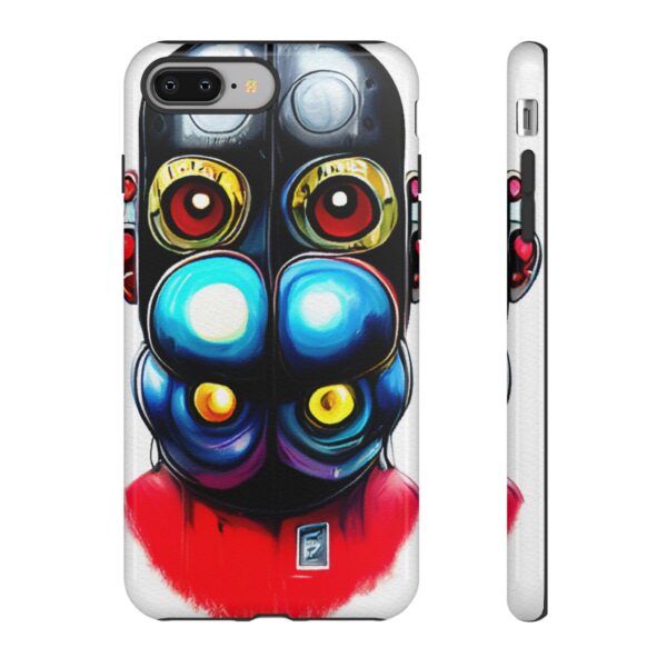 Rainbow Designs Robot On Tough Cases Custom Phone Cases For iPhone Google Pixel and Samsung Series - Image 3