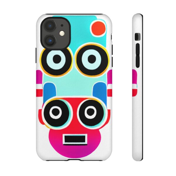 Rainbow Designs Robot On Tough Cases Custom Phone Cases For iPhone Google Pixel and Samsung Series - Image 20