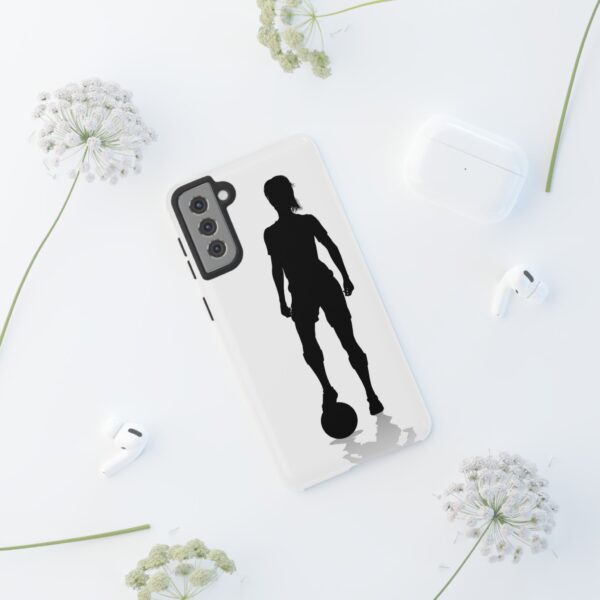 Silhouette Football Player Women Tough Cases Custom Phone Cases For iPhone Google Pixel and Samsung Series - Image 54