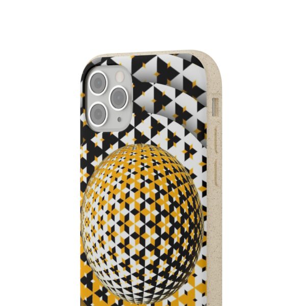 Yellow Gold Sphere Biodegradable Cases For iPhone and Samsung - Image 111