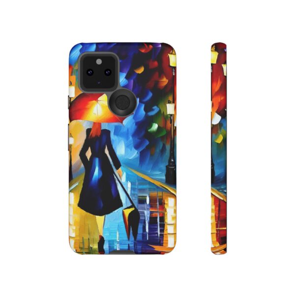 Rainbow Designs Woman With Umbrella On Tough Cases Custom Phone Case For iPhone and Samsung Series - Image 69