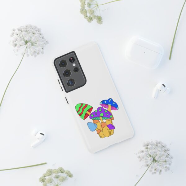 Rainbow Designs Mushrooms On Tough Cases Custom Phone Cases For iPhone and Samsung Series. - Image 64