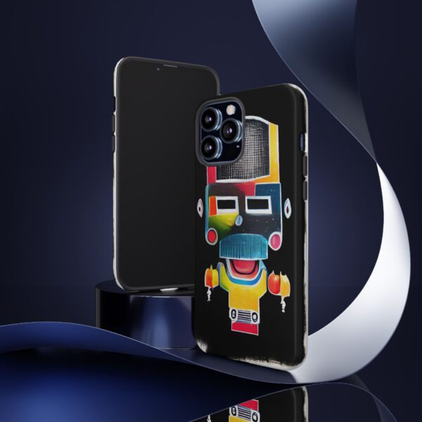 Rainbow Designs Robot On Tough Cases Custom Phone Cases For iPhone Google Pixel and Samsung Series - Image 52