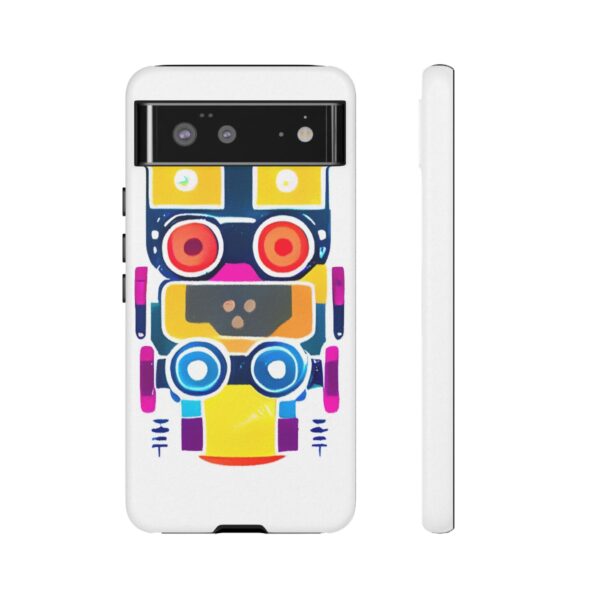 Rainbow Designs Robot On Tough Cases Custom Phone Cases For iPhone Google Pixel and Samsung Series - Image 73