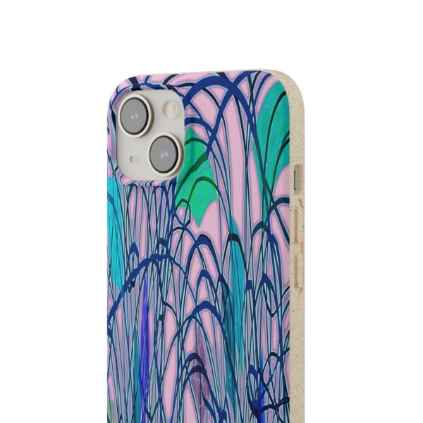 Curved Striped Pattern Biodegradable Cases For IPhone & Samsung  🌿 - Image 87