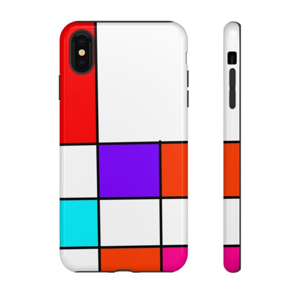 Rainbow Designs Mondrian Art On Tough Cases Custom Phone Cases For iPhone Google Pixel and Samsung Series - Image 11