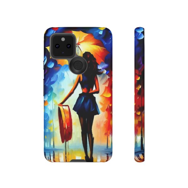 Rainbow Designs Woman With Umbrella On Tough Cases Custom Phone Case For iPhone and Samsung Series - Image 69