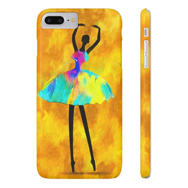 Rainbow Designs African Girl Ballerina On Slim Phone Cases Case-Mate Custom Phone Cases For iPhone and Samsung Series