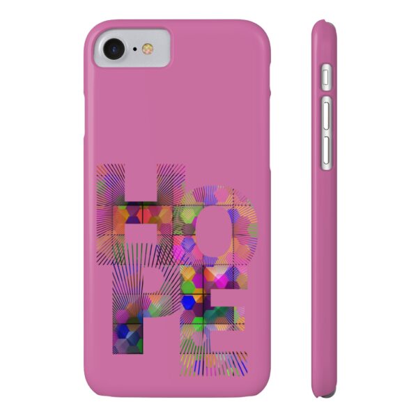 Rainbow Designs "HOPE" On Slim Phone Cases, Case-Mate For iPhone  and  Samsung - Image 2