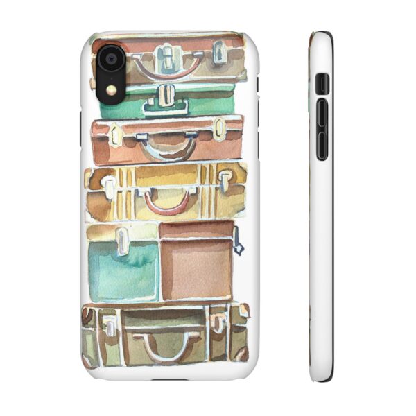 Suitcases stack Snap Cases Custom Phone Cases For Samsung Google Pixel and iPhone Lines - Image 27