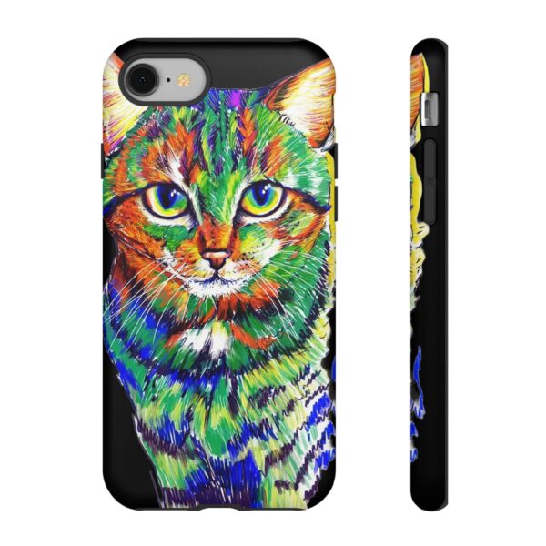 Rainbow Designs Master Cat On Tough Cases Custom Phone Cases For iPhone Google Pixel and Samsung Series - Image 2