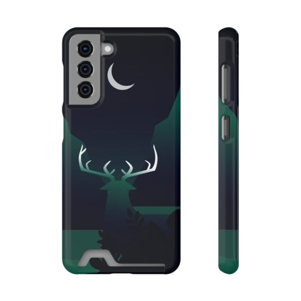 Rainbow Designs Deer On Phone Case With Card Holder Custom Phone Case For iPhone and Samsung - Image 25