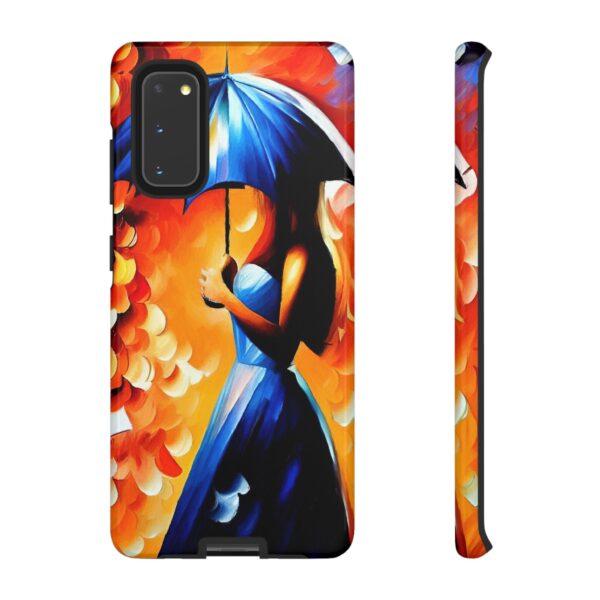 Rainbow Designs Woman With Umbrella On Tough Cases Custom Phone Case For iPhone and Samsung Series - Image 25