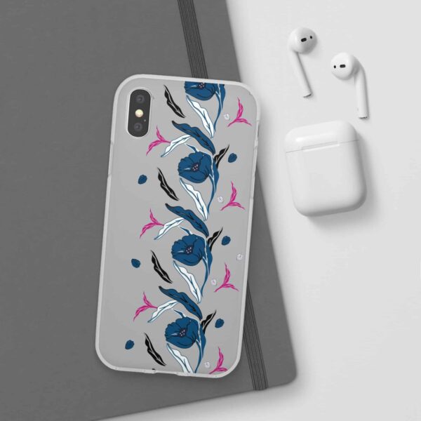 Rainbow Designs Blue Poppies On Flexi Cases Custom Phone Cases For iPhone and Samsung Series - Image 101