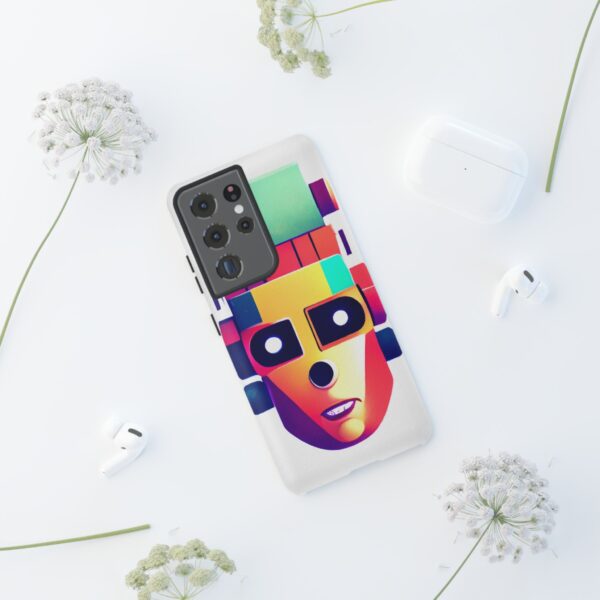 Rainbow Designs Robot On Tough Cases Custom Phone Cases For iPhone Google Pixel and Samsung Series - Image 66