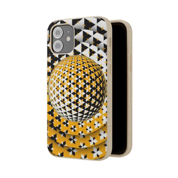 Yellow Gold Sphere Biodegradable Cases For iPhone and Samsung - Image 46