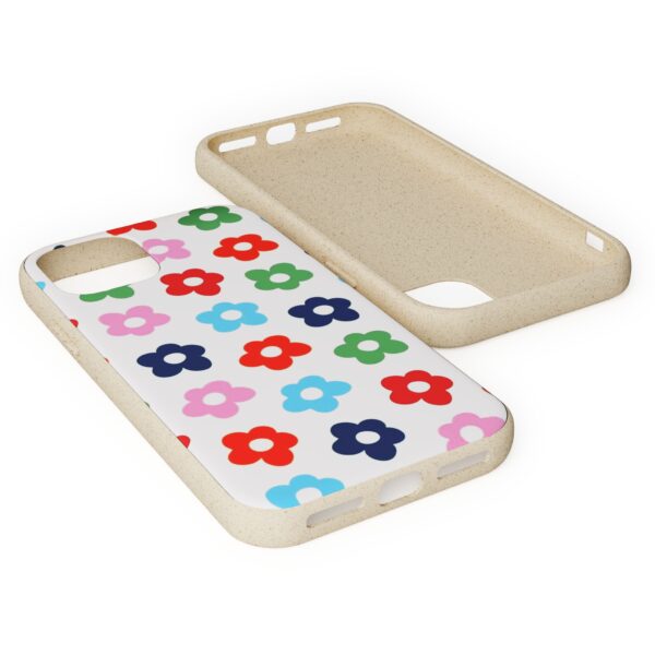 Modern Flower Pattern Biodegradable Cases 🌿🌼 For iPhone and Samsung! 📱🌿 - Image 4