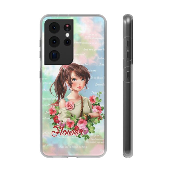 Girl With Flowers Flexi Cases for Samsung and iPhone - Image 172