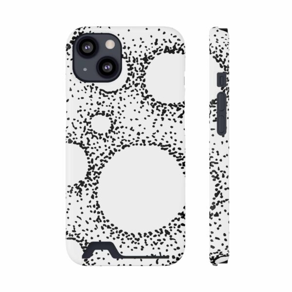 Rainbow Designs Round Shapes On Phone Case With Card Holder Custom Phone Case For iPhone and Samsung - Image 25