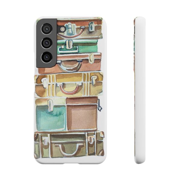 Suitcases stack Snap Cases Custom Phone Cases For Samsung Google Pixel and iPhone Lines - Image 124