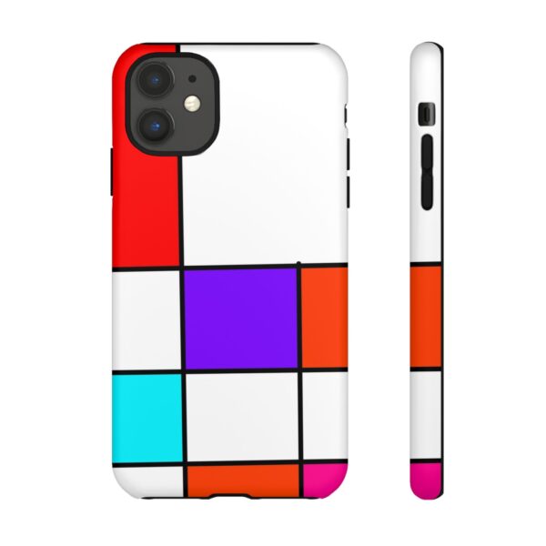 Rainbow Designs Mondrian Art On Tough Cases Custom Phone Cases For iPhone Google Pixel and Samsung Series - Image 20